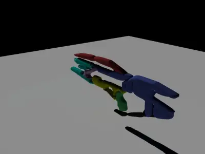 toy gun Free 3D model