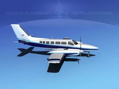 Cessna 404 Titan Corporate 4 3D model