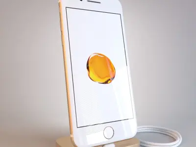 Apple iPhone 7 on All Color 3D model