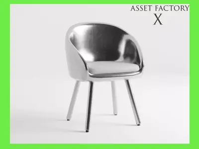 Modern Chair 3D model 5