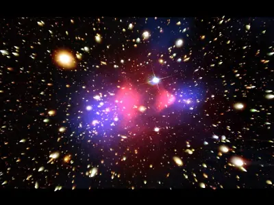 Bullet Cluster 3D model