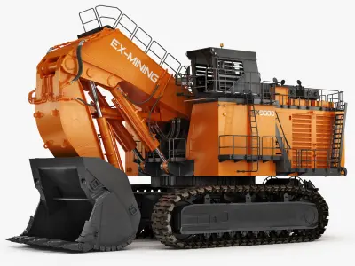 Mining Excavator Loading Shovel Generic 3D model