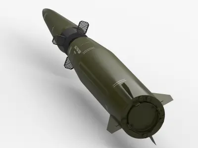 Kinzhal Kh 47M2 Low-poly 3D model