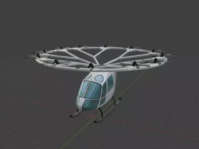 Volocopter passenger drone 3D model