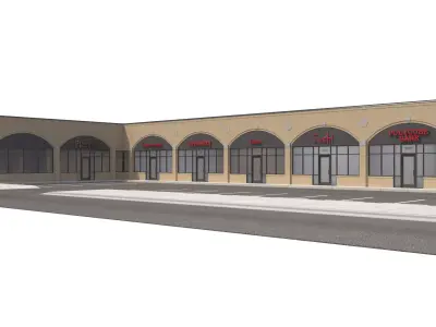 Retail-083 Retail Store 3D model