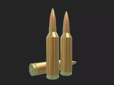 671 Phantom Ammo Low-poly 3D model