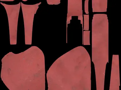 Flame thrower 001 Low-poly 3D model