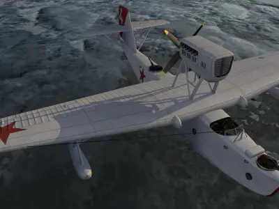 Beriev MBR-2M-17 3D model