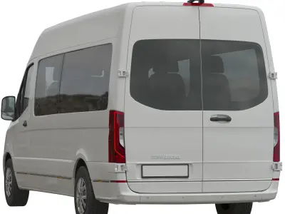 Minibus Generic 3D model