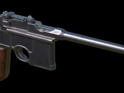 C96 Pistol  3D model
