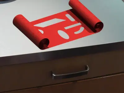 Vinyl sheet Free 3D model