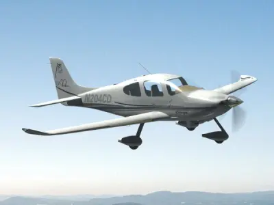 Cirrus SR22 Airplane 3D model