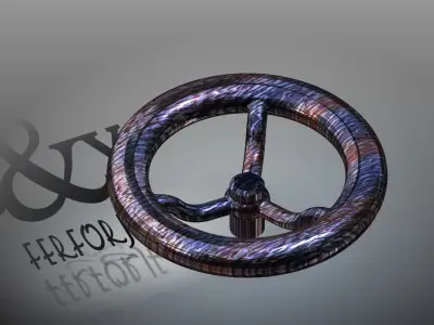 Volante steering wheel Free 3D model