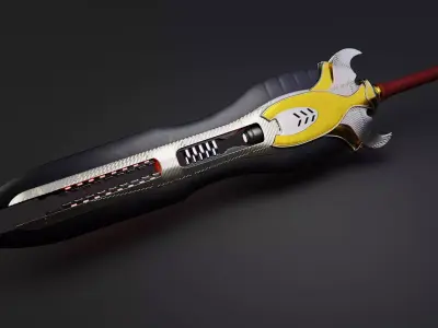 Gauss Sword 3D model