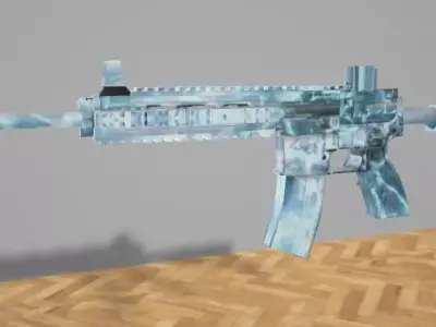 M416 Glacier Skin 3D model