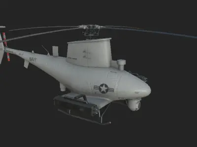 MQ-8B-Fire Scout 3D model 3D model