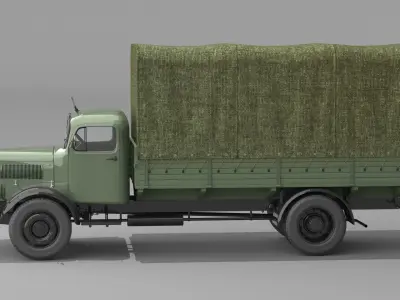 1943 Mercedes Benz L 4500 S  3D model