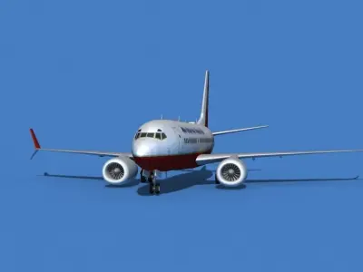 Boeing 737 MAX 7 Air Charter America 3D model