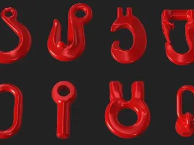 Lifting Equipment Kit Low-poly 3D model