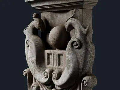 Ornament bird 3D model