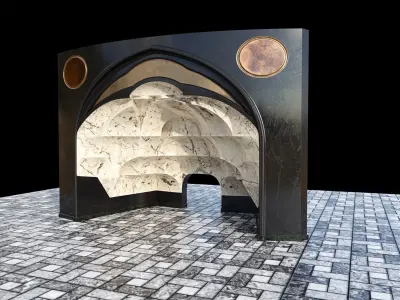 muqarnas round 3D model