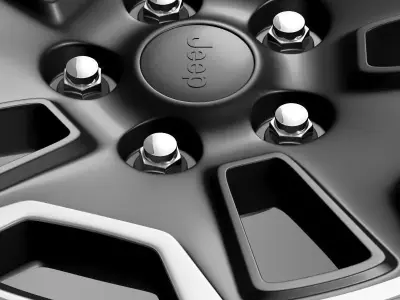 Jeep Wrangler Rubicon2 rim 3D model