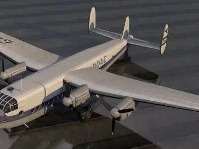 Avro York Mk-1 3D model