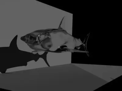Glass Shark model 3D model