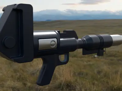 Optimus Prime G1 Gun Low-poly 3D model