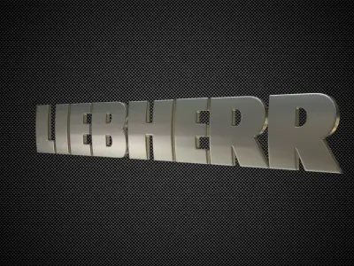 liebherr logo 3D model