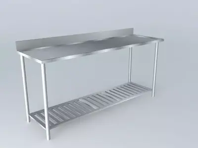 Kit209 Bancada Inox V2 por Alex Marques Free 3D model