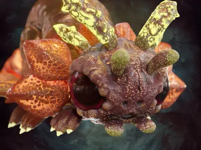 Fantasy Creature Critter Low-poly 3D model