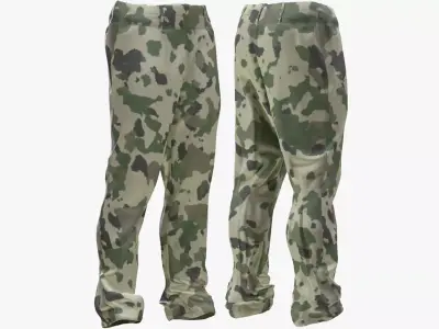 Pants 200 - All MH Bodies - UE5 Skeletons - Rigged Low-poly 3D model