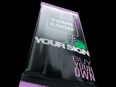 Chocolate Snack Bars packaged Low-poly 3D model