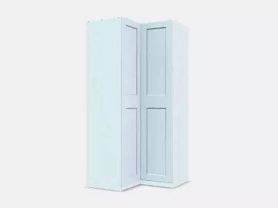 PAX  GRIMO Corner wardrobe Free low-poly 3D model