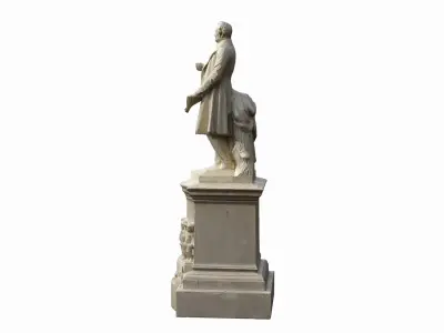 Albert Lortzing Monument 3D model