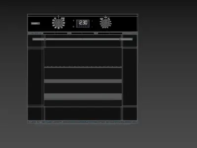 Whirlpool W4 OMSK58RU1SBA 60cm Multifunction Oven 3D model