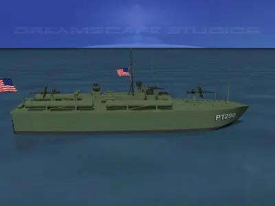 Elco PT Boat PT-290 3D model
