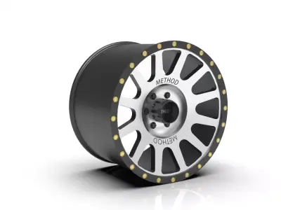Method 305 NV Wheel  Matte Black Machine Face  Toyota 2016   3D print model