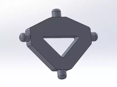 Viano W639-Vito W639 Headlight Cleaning Device Part 3D model