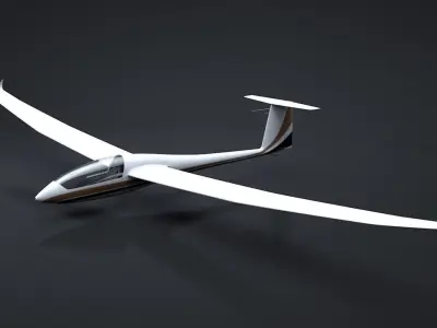 Discus Sailplane 3D model