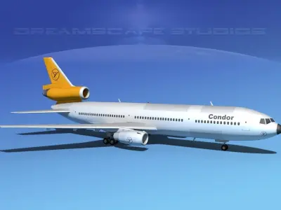 Douglas DC-10 Condor 2 3D model