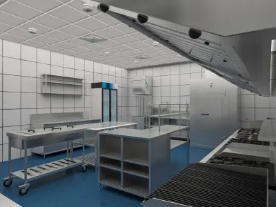 Commercial Kitchen 7 3D model