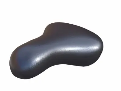 Bicycle Seat Low-poly 3D model 7