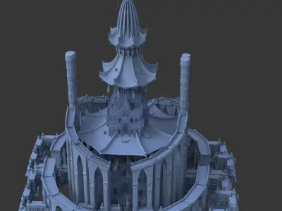 CHATEAU Fortress fantasy castle 3D model