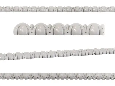 Collection of 16 classic moldings Part 2 3D model