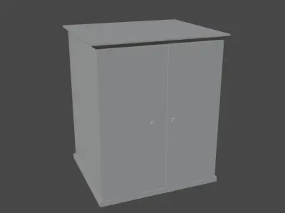 Mini Cupboard Free 3D model
