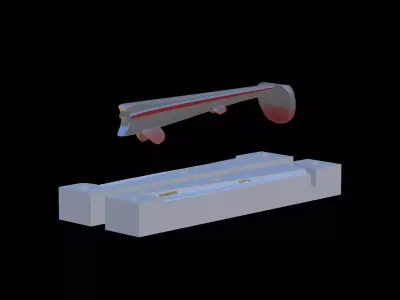 AM BAIT FISH 9CM HOOF FORM FOR PREDATOR FISHING Free 3D print model