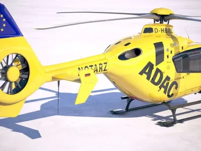 ADAC Eurocopter EC135 3D model
