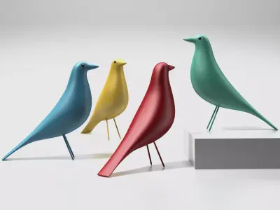 Eames House Bird 3D model